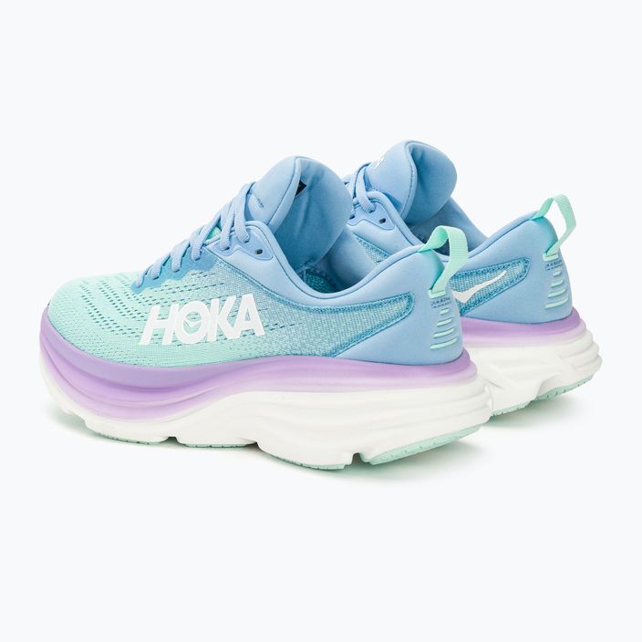 Women's running shoes HOKA Bondi 8 airy blue/sunlit ocean 3