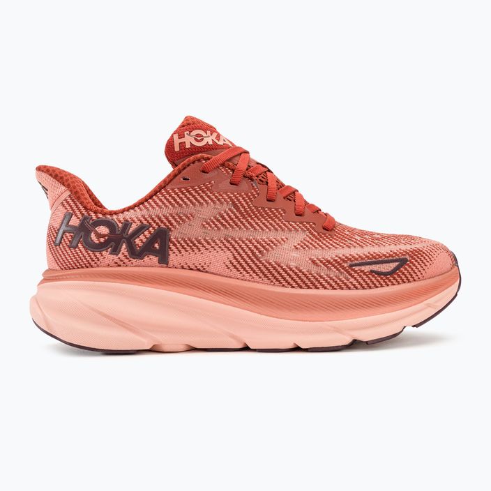 Women's running shoes HOKA Clifton 9 rust/earthenware 2