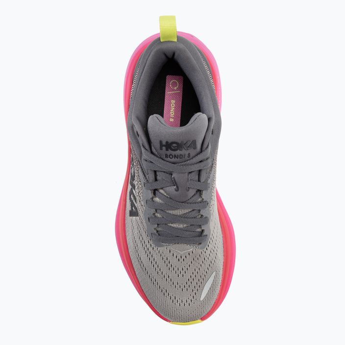 Women's running shoes HOKA Bondi 8 castlerock/strawberry 6