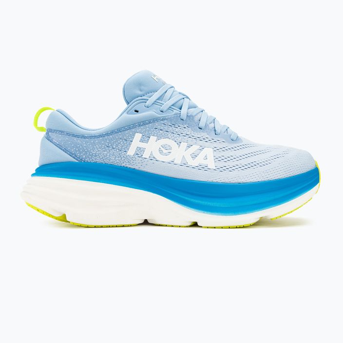 Men's HOKA Bondi 8 Wide airy blue/diva blue running shoes 3