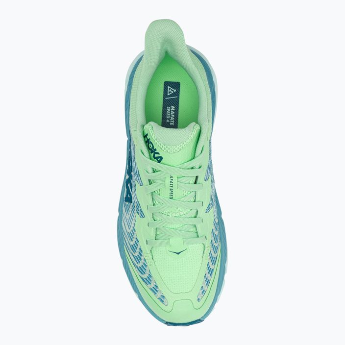 Women's running shoes HOKA Mafate Speed 4 lime glow/ocean mist 6
