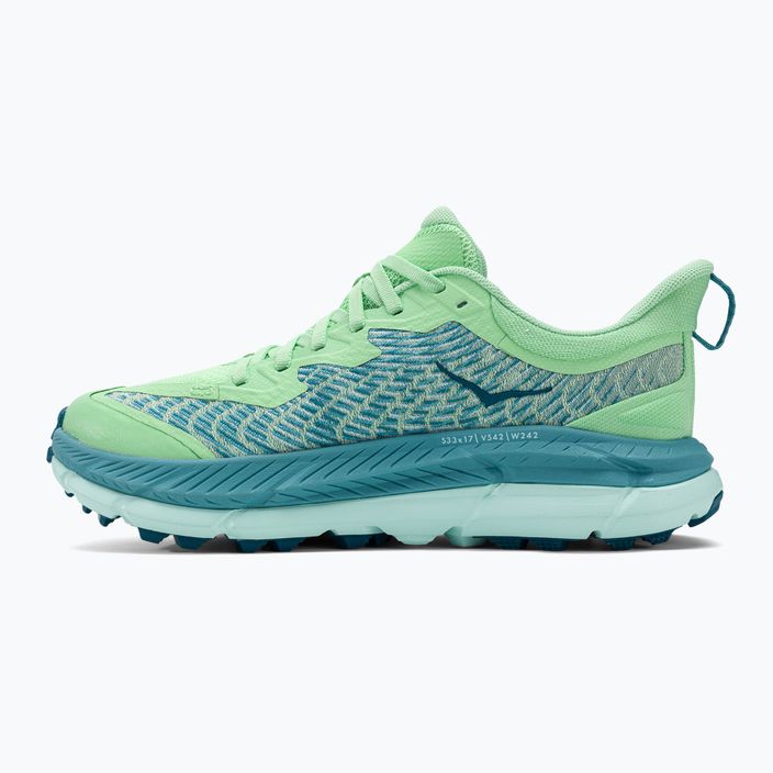 Women's running shoes HOKA Mafate Speed 4 lime glow/ocean mist 10