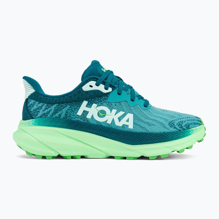 Women's running shoes HOKA Challenger ATR 7 ocean mist/lime glow 2