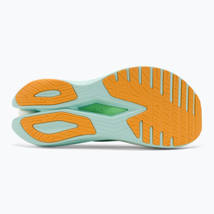 Women's running shoes HOKA Mach X lime glow/sunlit ocean 5
