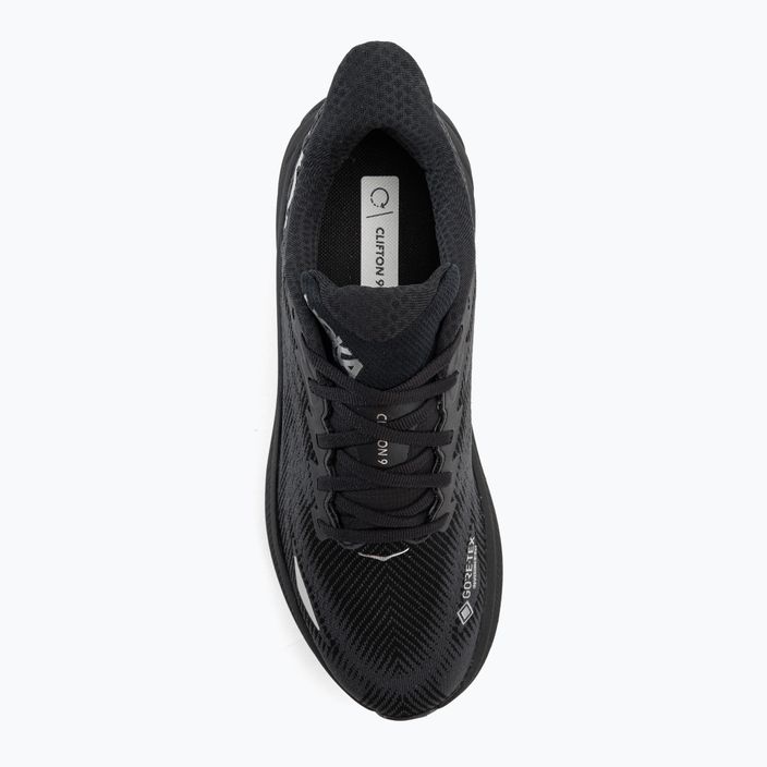 Men's running shoes HOKA Clifton 9 GTX black/black 6