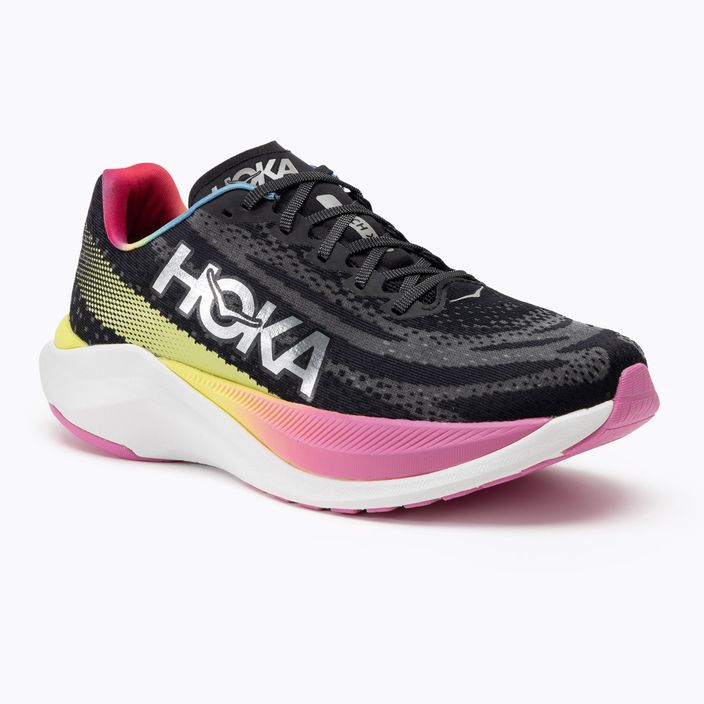 Men's running shoes HOKA Mach X black/silver