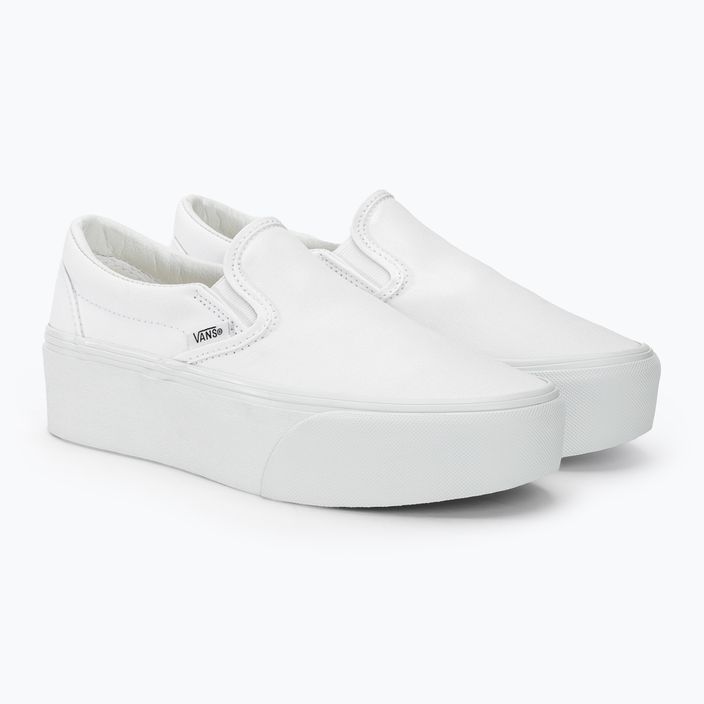 Vans UA Classic Slip-On Stackform shoes true white 4