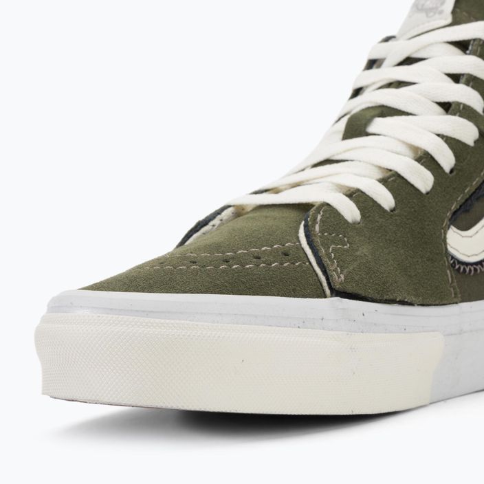 Vans SK8-Hi Reconstruct olive camo shoes 7