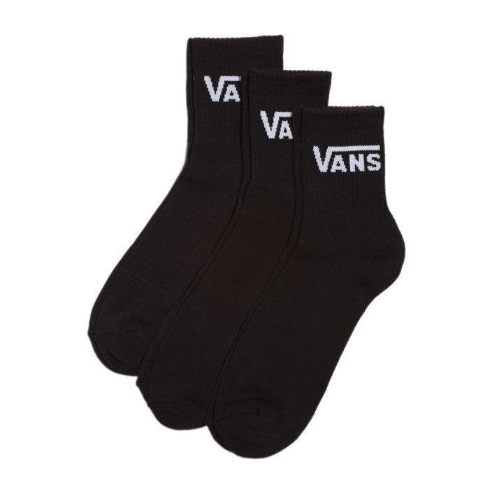 Men's Vans Classic Half Crew socks 3 pairs black 2