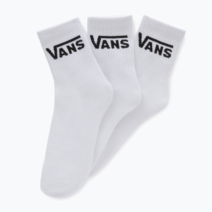Vans Classic Half Crew men's socks 3 pairs white