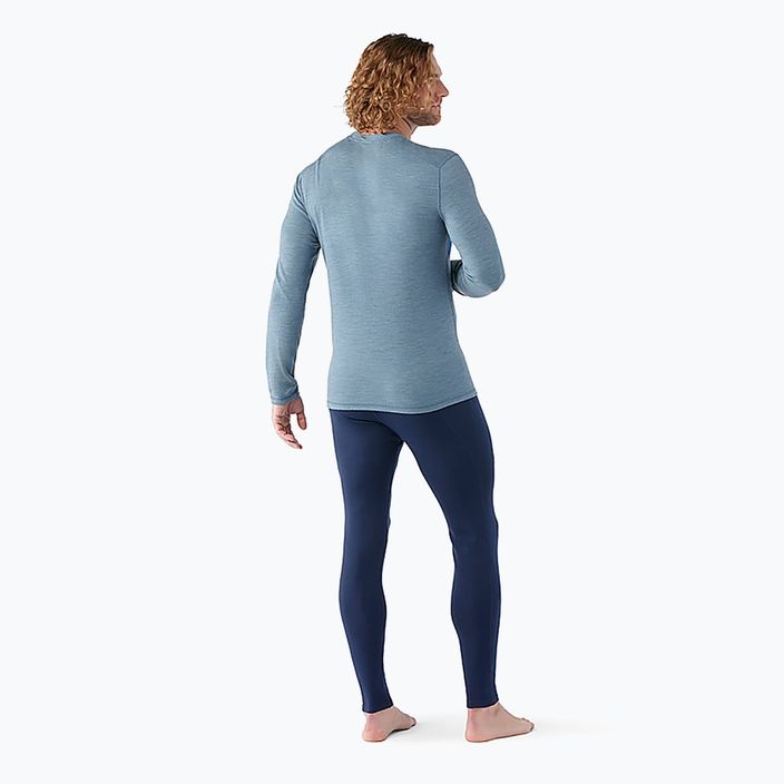 Men's Smartwool Thermal Merino Baselayer Colorblock Crew Boxed pewter blue thermal longsleeve 3