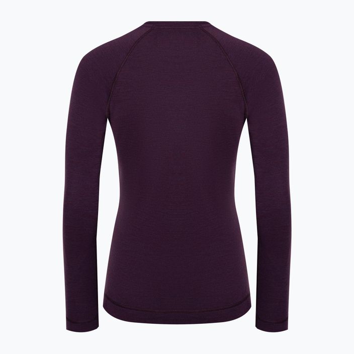 Women's Smartwool Merino 250 Baselayer Crew Boxed thermal longsleeve purple iris heather 4