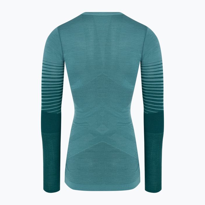 Women's Smartwool Intraknit Thermal Merino Baselayer Pattern Crew cascade longsleeve 4