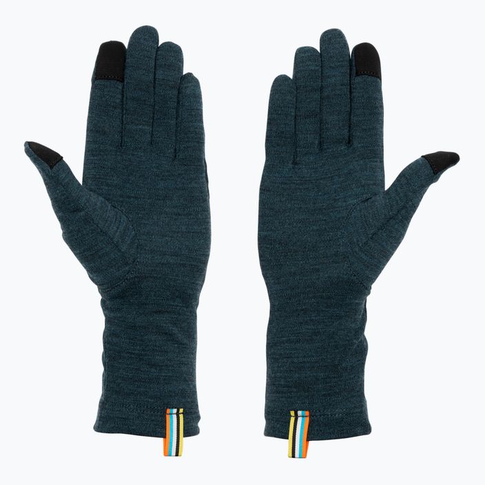 Smartwool Thermal Merino twilight blue heather trekking gloves 2