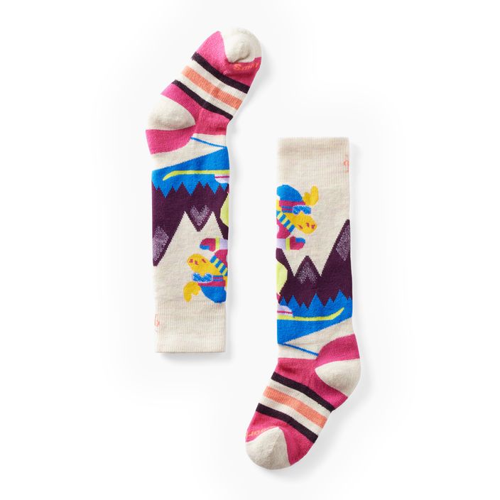 Smartwool children's socks Wintersport Full Cushion Mountain Moose Pattern OTC moonbeam 2