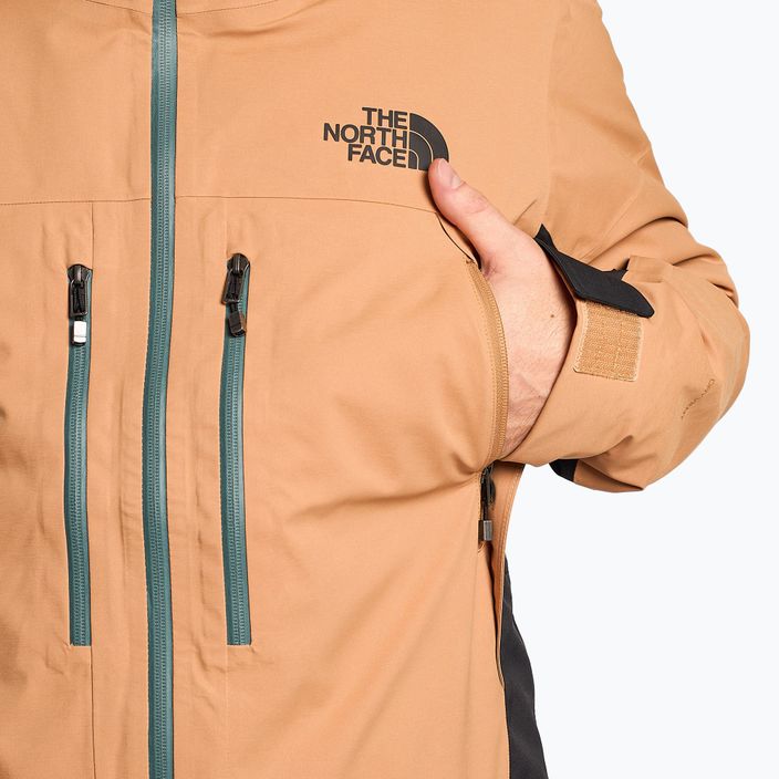Men's ski jacket The North Face Mount Bre almond butter/black 4