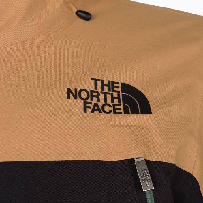 Men's ski jacket The North Face Zarre black/almond butter/black 11