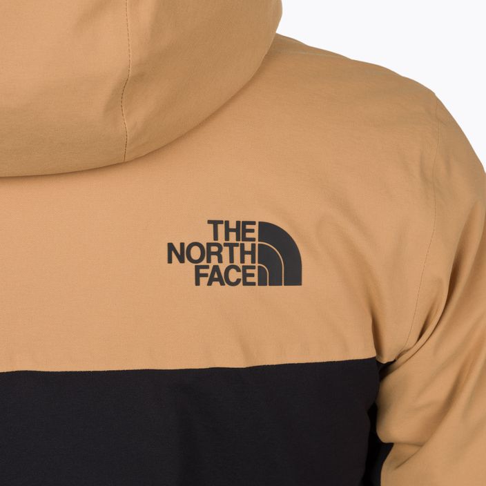 Men's ski jacket The North Face Zarre black/almond butter/black 12