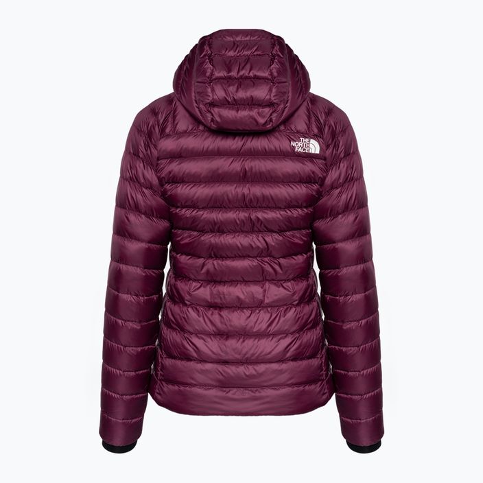 Women's winter jacket The North Face Summit Breithorn Hoodie boysenberry 6