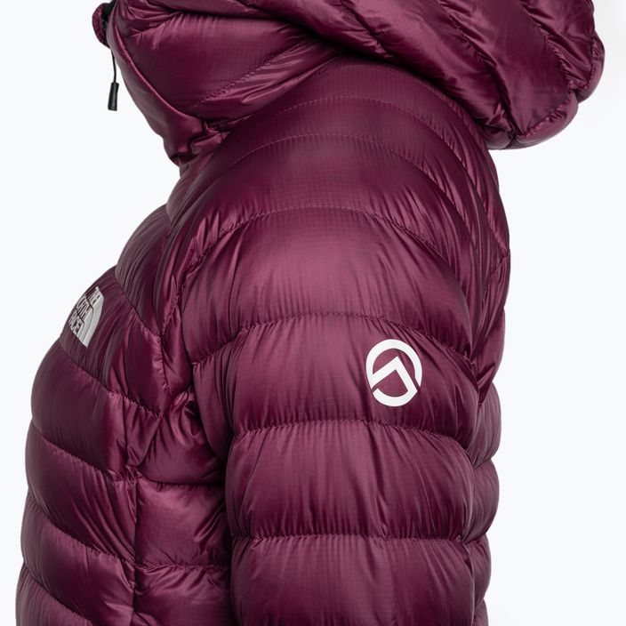 Women's winter jacket The North Face Summit Breithorn Hoodie boysenberry 8