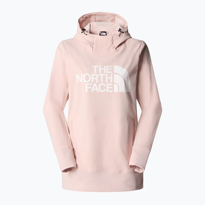 Women's trekking sweatshirt The North Face Tekno Pullover Hoodie pink moss 4