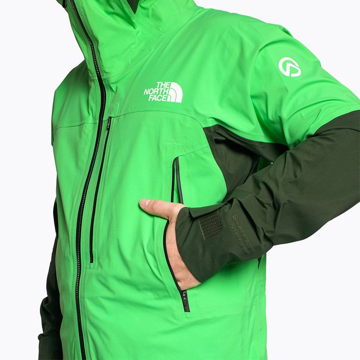 Men's ski jacket The North Face Summit Stimson Futurelight chlorophyl green 5