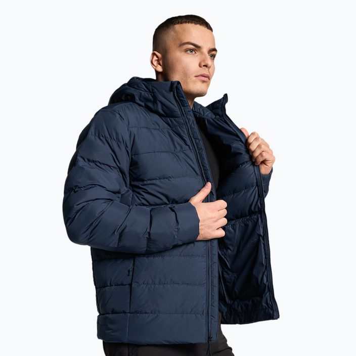 Men's down jacket The North Face Aconcagua 3 Hoodie summit navy 3