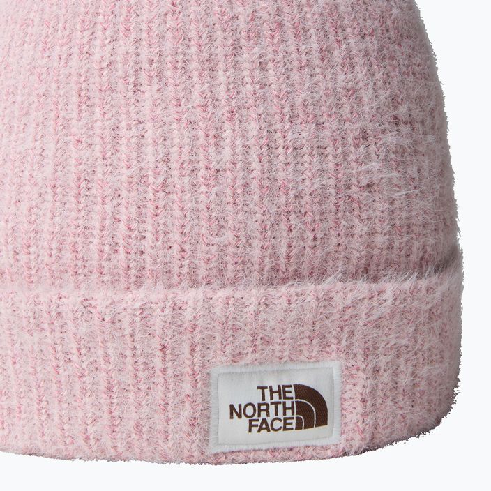 Women's winter cap The North Face Salty Bae Lined pink moss 2