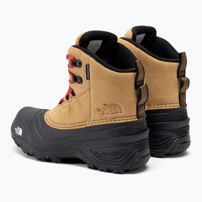 The North Face Chilkat V Lace almond butter/black children's trekking boot 3