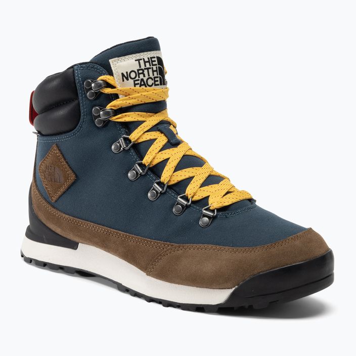 Men's trekking boots The North Face Back To Berkeley IV Textile WP shady blue/monks robe brown