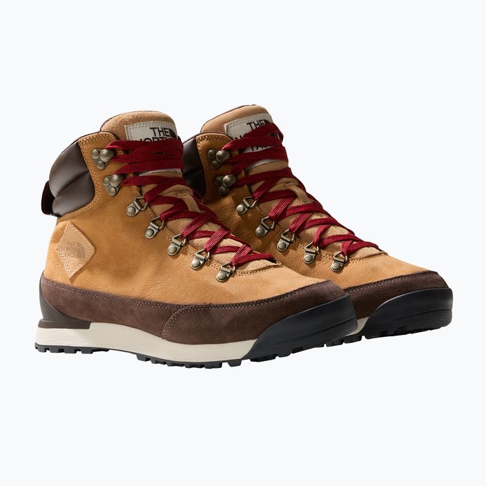 Men's trekking boots The North Face Back To Berkeley IV Leather WP almond butter/demitasse brown 11