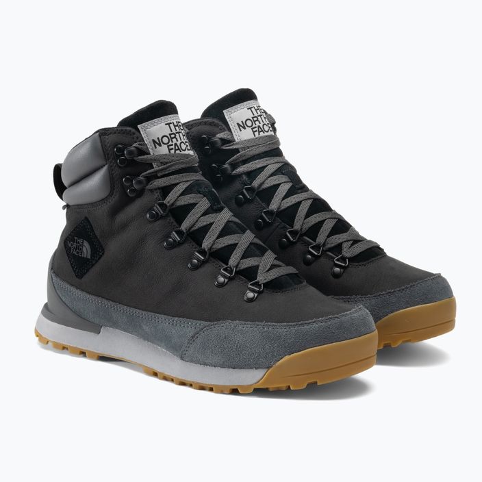 Men's trekking boots The North Face Back To Berkeley IV Leather WP black/asphalt grey 4