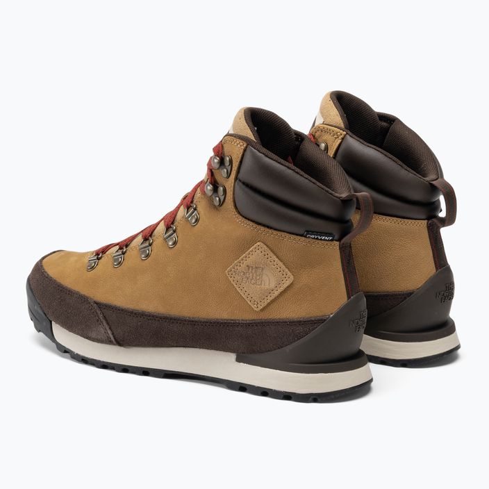 Men's trekking boots The North Face Back To Berkeley IV Leather WP almond butter/demitasse brown 3
