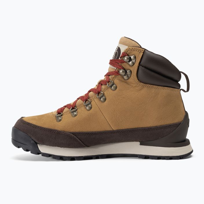 Men's trekking boots The North Face Back To Berkeley IV Leather WP almond butter/demitasse brown 10