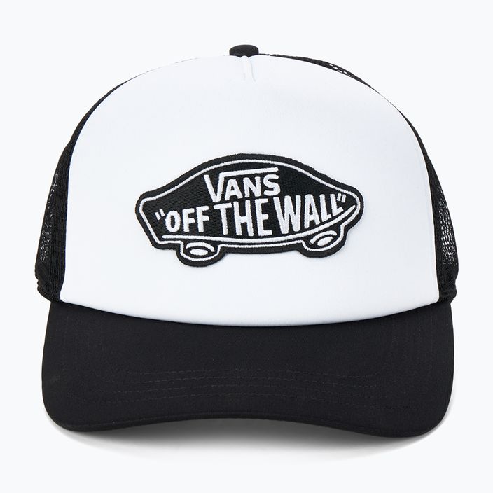 Men's Vans Classic Patch Curved Bill Trucker cap black/white 2