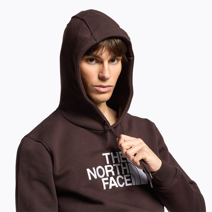 Men's The North Face Drew Peak Pullover Hoodie coal brown 3