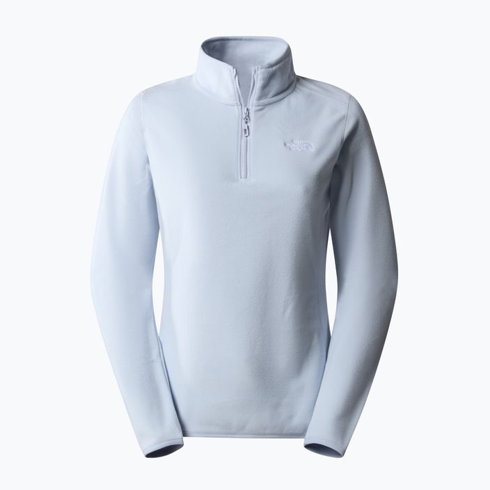 Women's fleece sweatshirt The North Face 100 Glacier 1/4 Zip dusty periwinkle 4