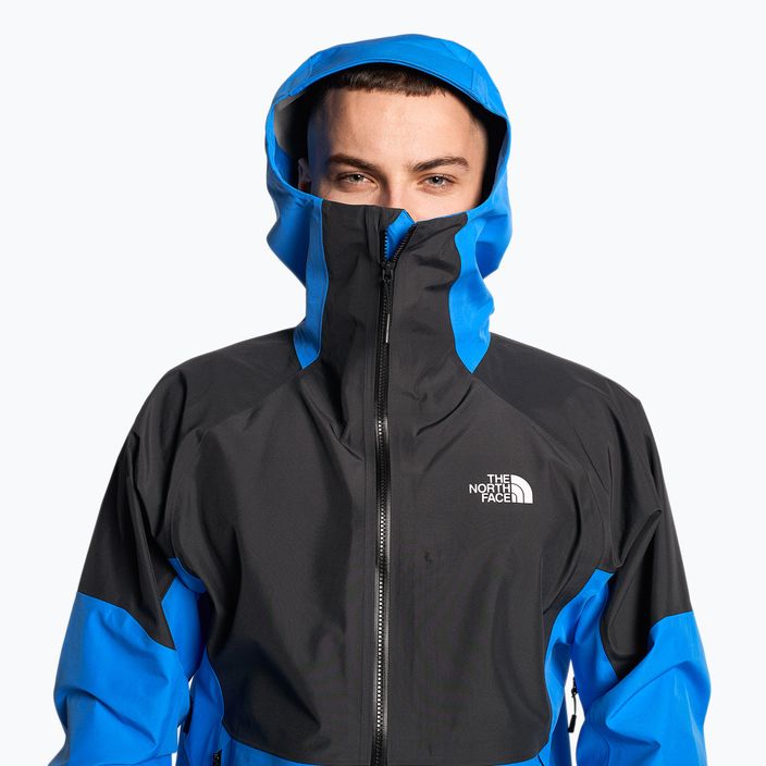 Men's softshell jacket The North Face Jazzi Gtx optic blue/black 4