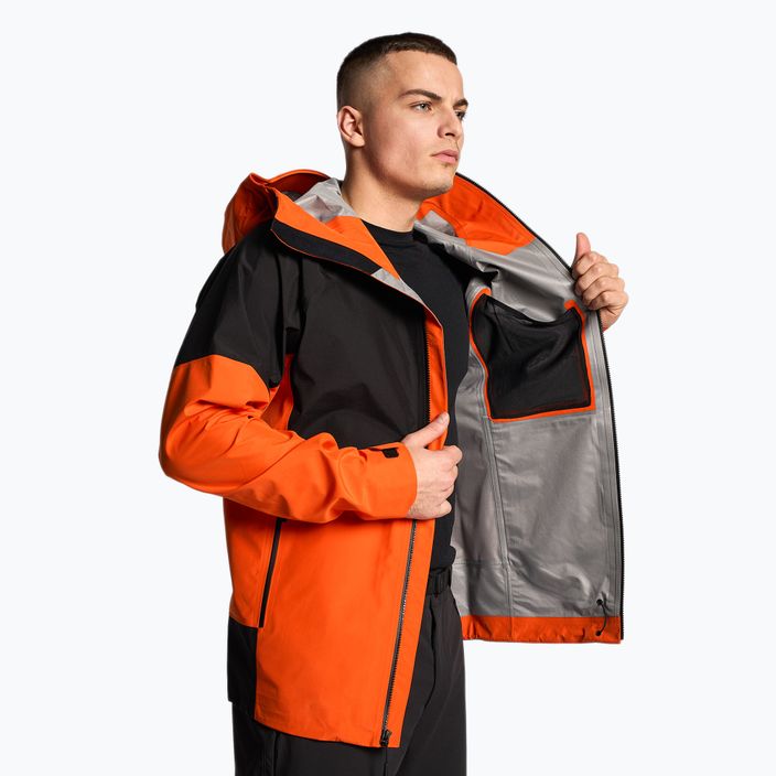 Men's softshell jacket The North Face Jazzi Gtx red orange/black 3