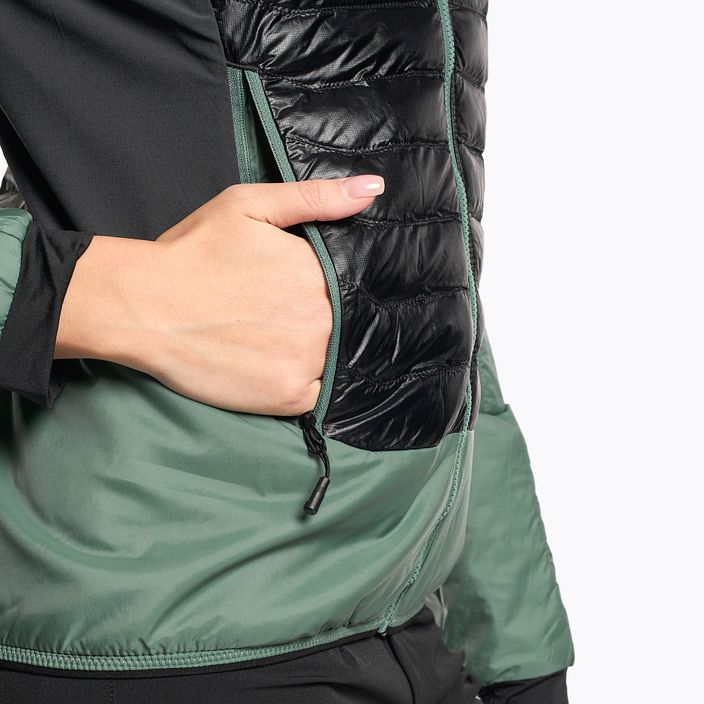 The North Face Macugnaga Hybrid Insulation women's jacket dark sage/black/asphalt grey 4