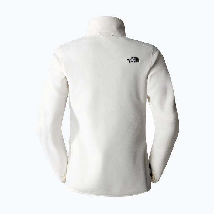 Women's fleece sweatshirt The North Face 100 Glacier Fz gardenia white 6