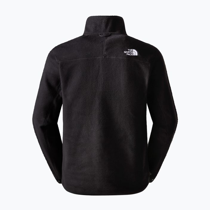 Men's fleece sweatshirt The North Face 100 Glacier Full Zip black 6