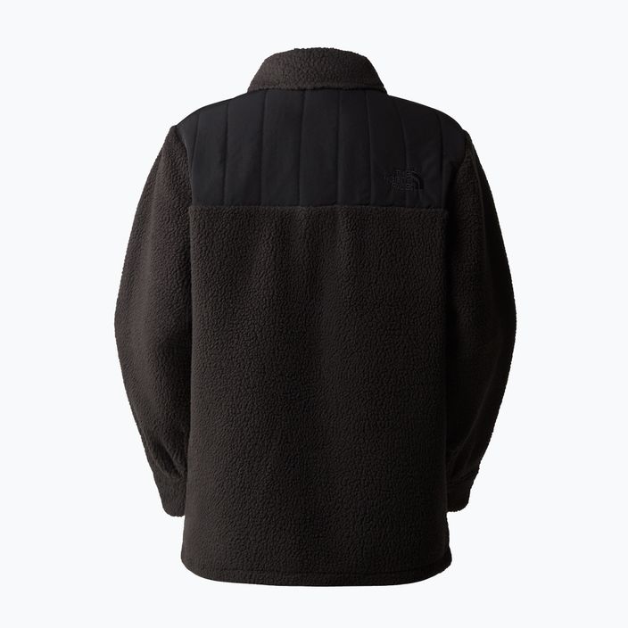 Women's fleece jacket The North Face Cragmont Fleece Shacket black 5