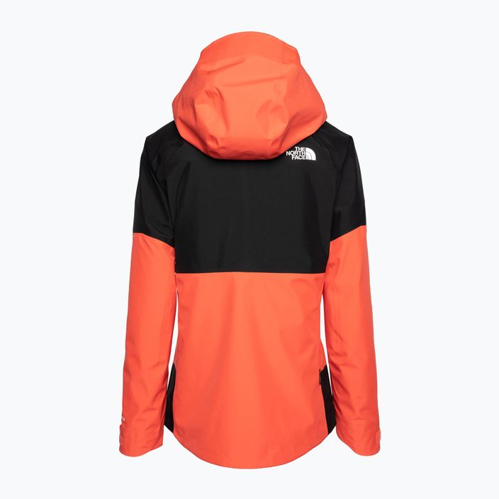 Women's softshell jacket The North Face Jazzi Gtx radiant orange/black 9