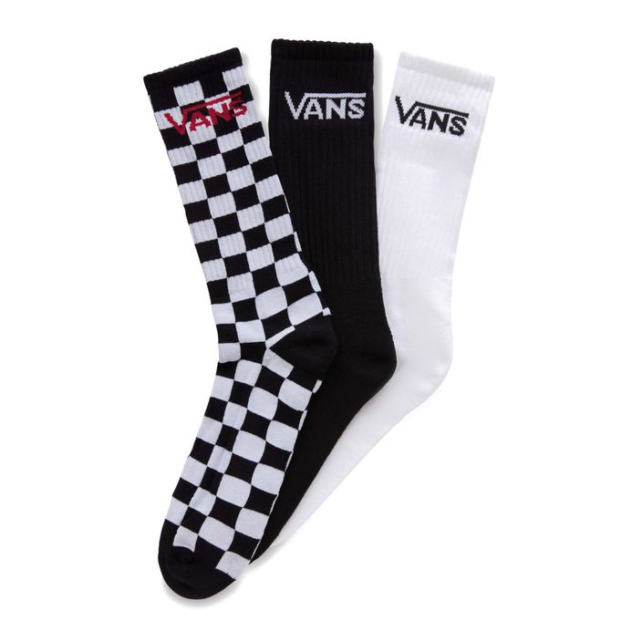 Vans Classic Crew men's socks 3 pairs black/white 2