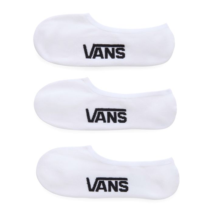 Vans Classic No Show men's socks 3 pairs white 2