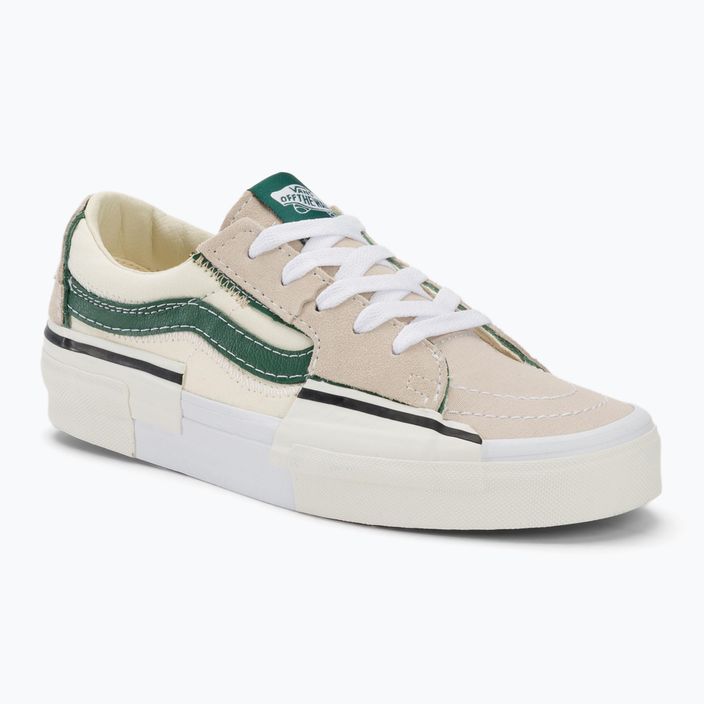 Vans SK8-Low Reconstruct shoes marshmallow/green