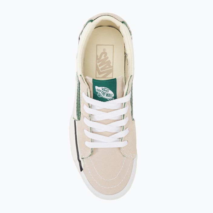 Vans SK8-Low Reconstruct shoes marshmallow/green 5