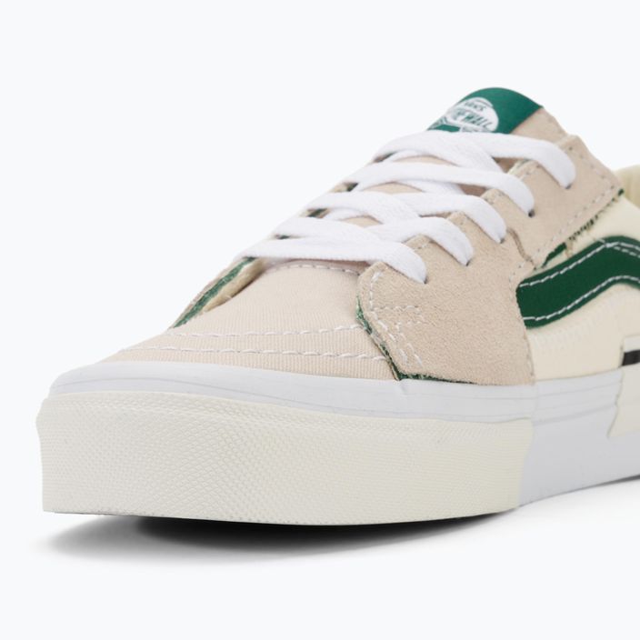 Vans SK8-Low Reconstruct shoes marshmallow/green 7