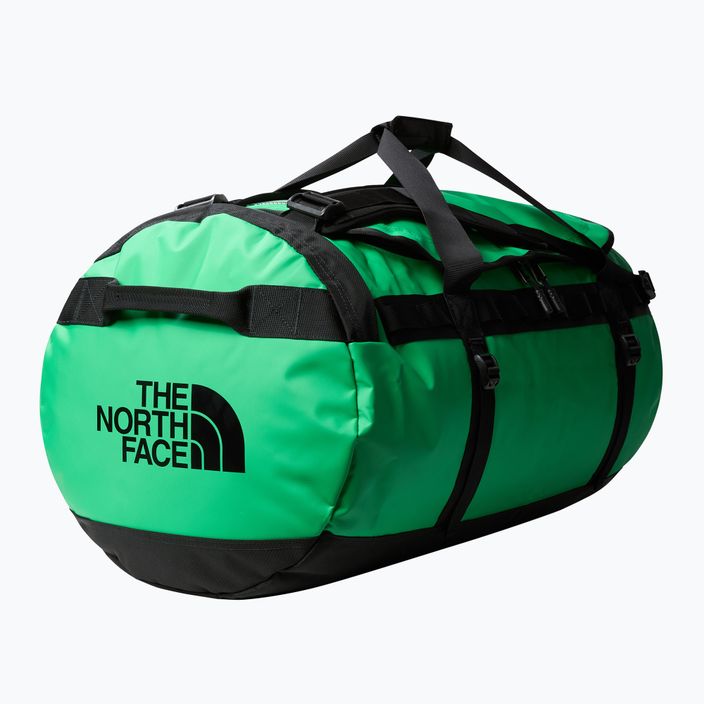 The North Face Base Camp Duffel L 95 l optic emerald/black travel bag